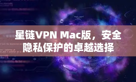 星链VPN Mac版,安全隐私保护的卓越选择