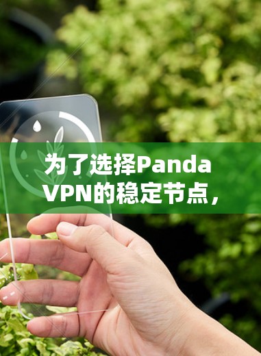 为了选择Panda VPN的稳定节点，您可以按照以下步骤进行