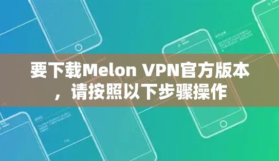 要下载Melon VPN官方版本,请按照以下步骤操作