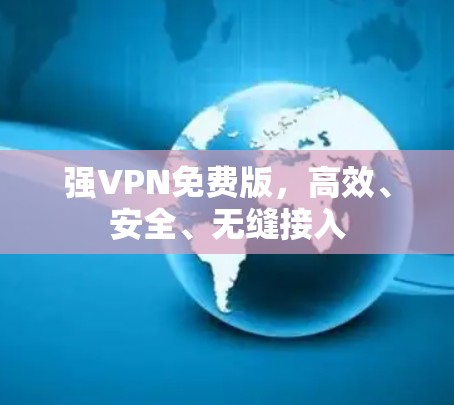 强VPN免费版，高效、安全、无缝接入