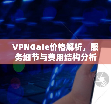 VPNGate价格解析,服务细节与费用结构分析
