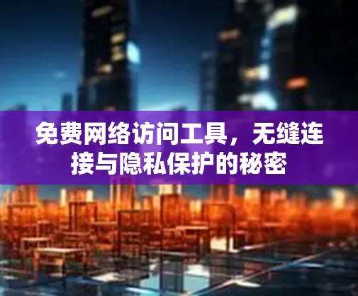 免费网络访问工具,无缝连接与隐私保护的秘密