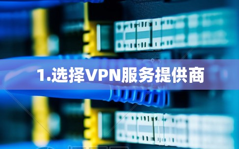 1.选择VPN服务提供商