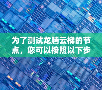 为了测试龙腾云梯的节点,您可以按照以下步骤进行