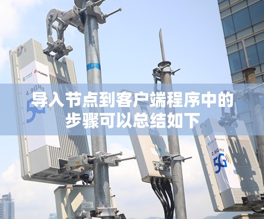 导入节点到客户端程序中的步骤可以总结如下