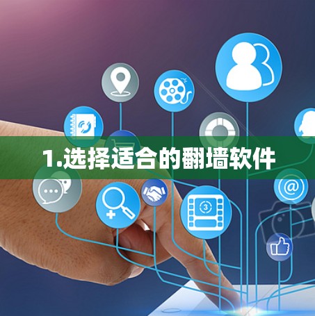 1.选择适合的翻墙软件
